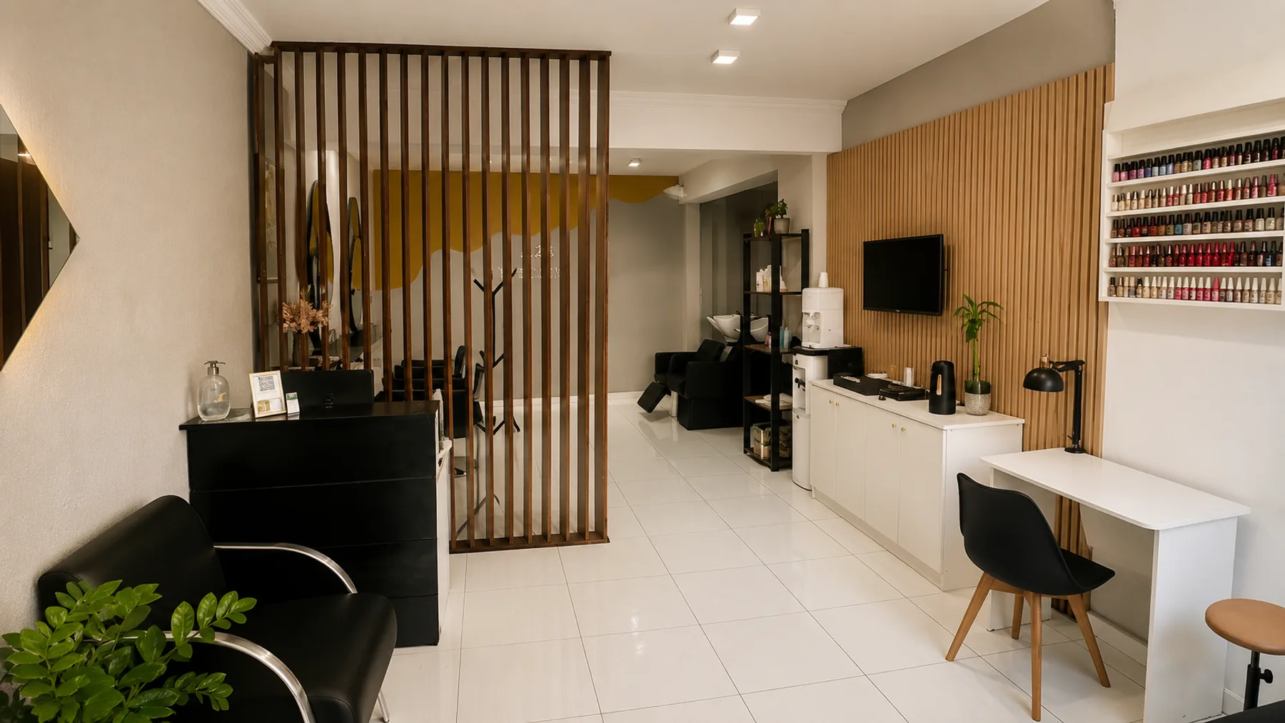 Interior do estúdio Fabrízio Alves